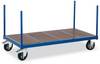 ROLLCART 02-1242 Wózek z hamulcami stal malowany proszkowo Maksymalne obciążenie: 1200 kg