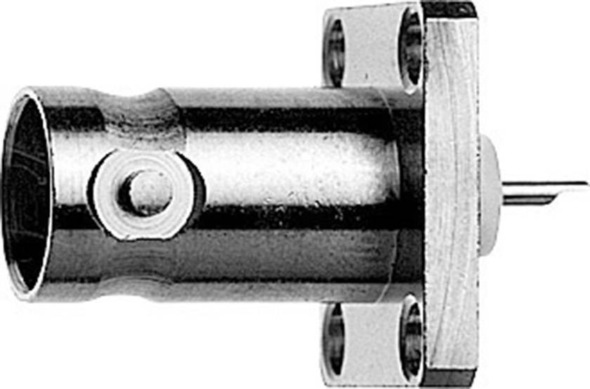 Роз'єм BNC Telegärtner 100023397 100023397 гніздо з фланцем 50 Ом 1 шт.
