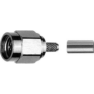 Adapter wtykowy z odkręcaną częścią, obudową metalową i wtyczką ryflowaną.