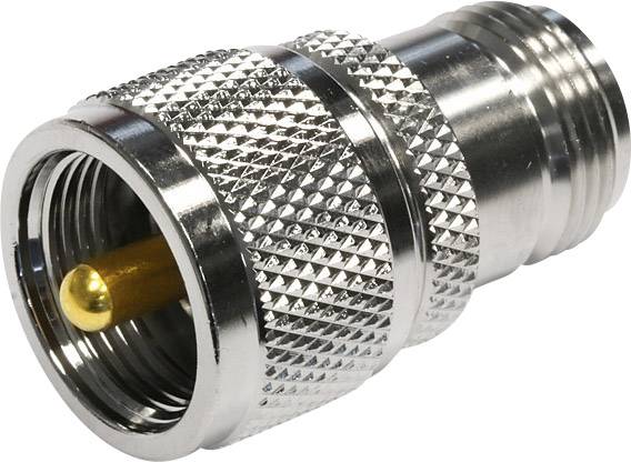 Коаксіальний адаптер Telegärtner 100024352, роз'єм UHF чоловічий - роз'єм N жіночий, 1 шт.