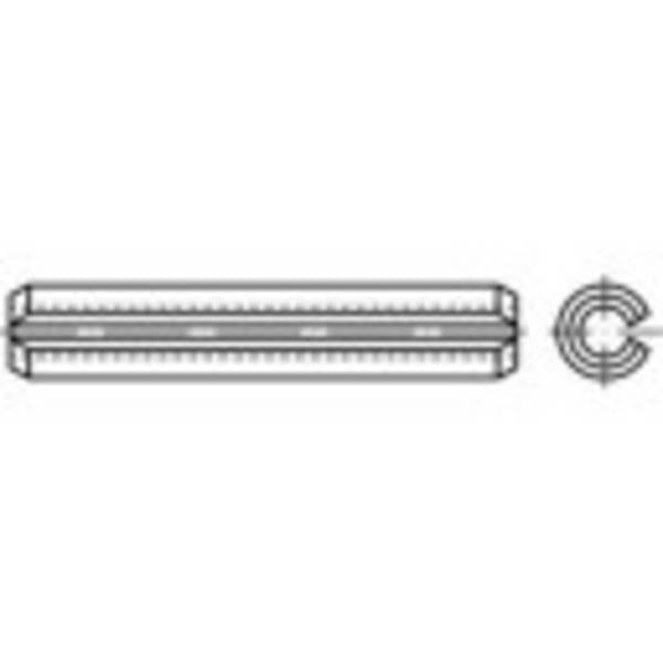 Tulejki obrotowe TOOLCRAFT 1068930, 50 szt.