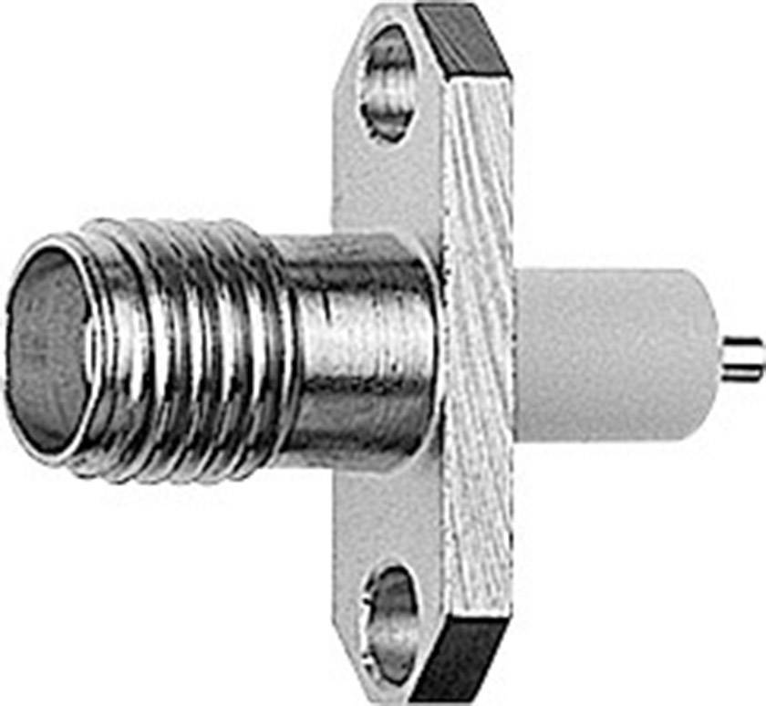 Роз'єм SMA Telegärtner 100024707 100024707 гніздо з фланцем 50 Ом 1 шт.