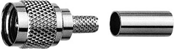 Złącze Mini UHF Telegärtner 100027577 100027577 złącze męskie proste 50 Ω 1 szt.
