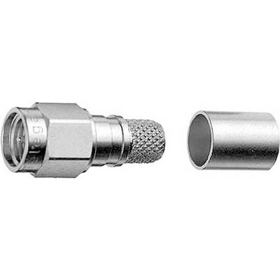 Złącze metalowe do kabli koncentrycznych, składające się z dwóch części: nakrętki sześciokątnej i krótkiej rurki.