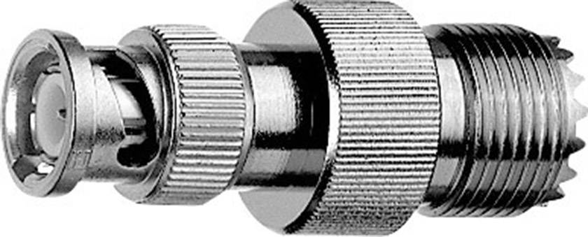 Коаксіальний адаптер Telegärtner 100023668, роз'єм BNC (тато) - роз'єм UHF (мама), 1 шт.