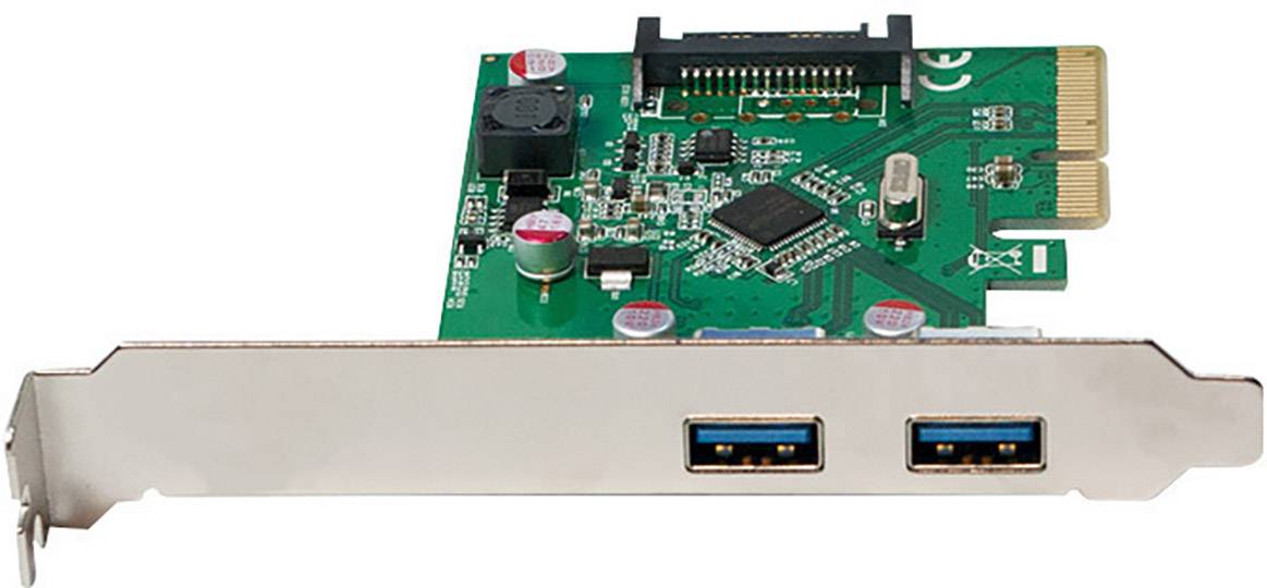 LogiLink PC0080 2 Porty Karta kontrolera USB 3.2 Gen 2 USB-A PCIe