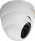 Kamera monitorująca w białej obudowie, przeznaczona do montażu sufitowego, idealna do zastosowań w systemach bezpieczeństwa wewnątrz pomieszczeń.