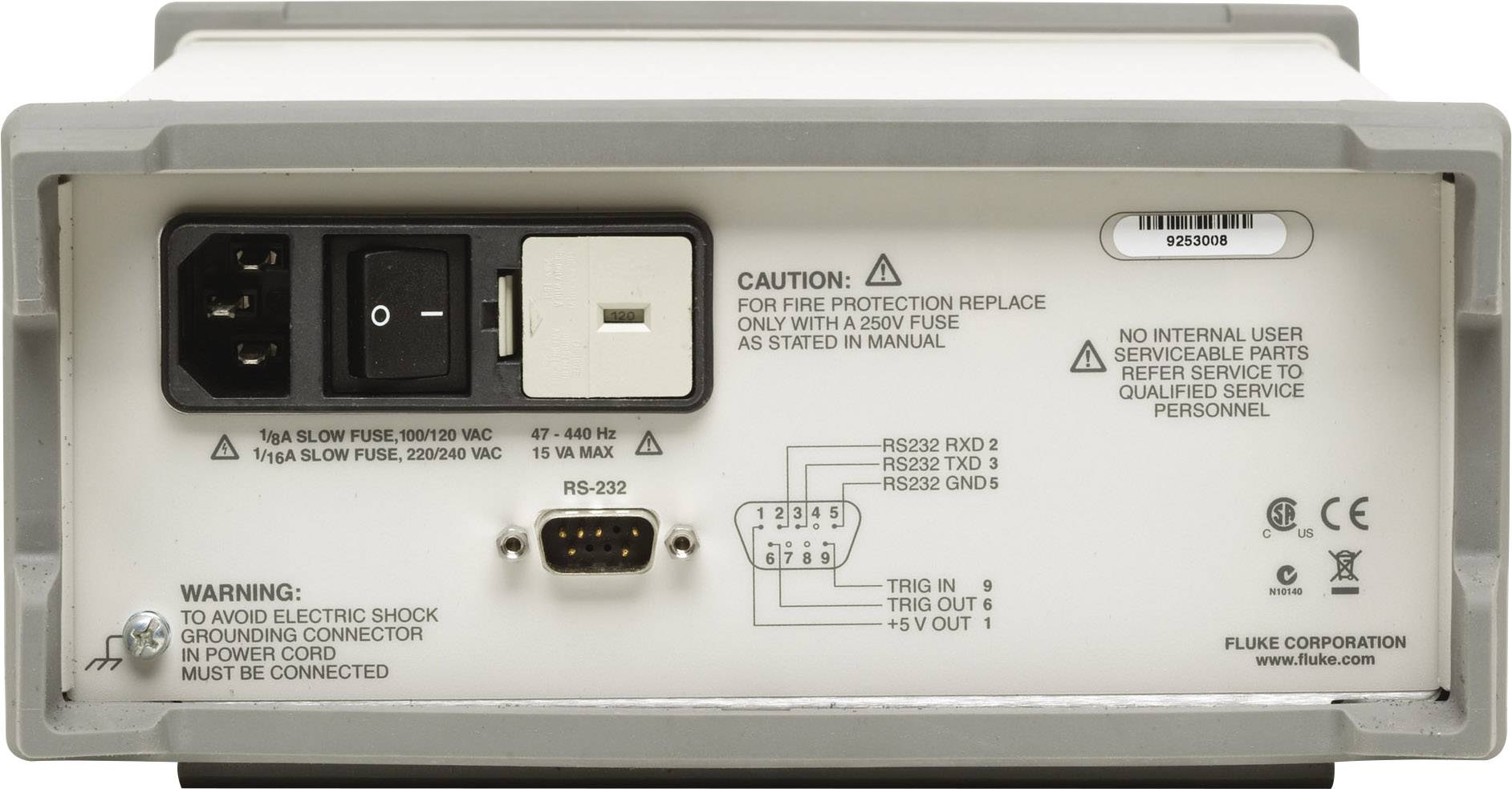 Цифровий настільний мультиметр Fluke Calibration 8808A 240 В CAT I 1000 В, CAT II 600 В. Відображається в цифрах: 200000.