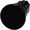 Czarny, okrągły przycisk naciskowy, przedstawiony z boku, bez widocznego oznaczenia lub napisu, na białym tle.