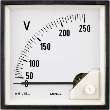 Lumel EA19 500V EA19 500V Miernik do zabudowy 96 x 96 mm  500 V/AC ruchoma sztabka