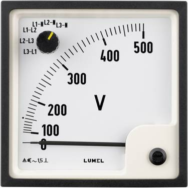 Lumel EP29 500V EP29 500V Miernik do zabudowy EP29 500 V  500 V/AC ruchoma sztabka