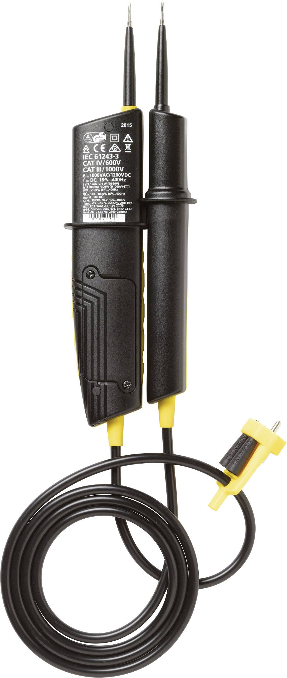 Двополюсний тестер напруги Beha Amprobe 2100-GAMMA+ CAT III 1000 В, CAT IV 600 В