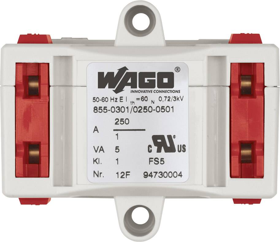 WAGO 855-301/200-501 51272178 Первинний струм 200 A Вторинний струм 1 A Діаметр отвору: 26 мм 1 шт.