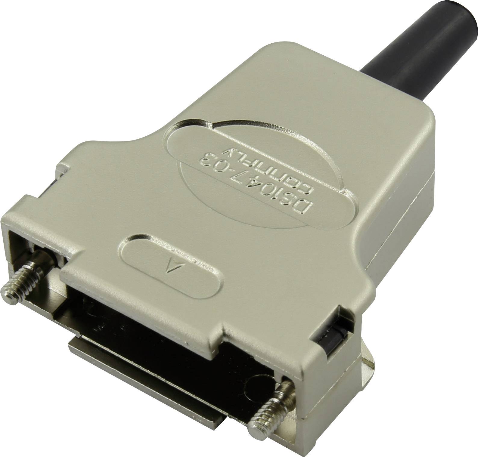 Connfly DS1047-03-15M2BS, пластик, металізований, 180°, 1 шт.