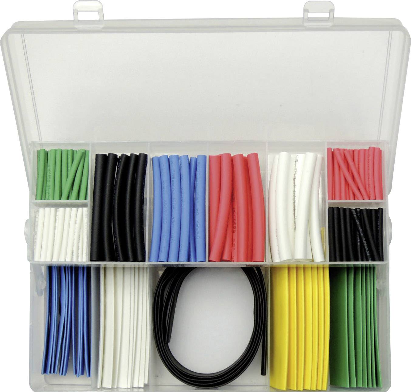 Комплект термоусадочних трубок Kunzer 7SSS171, коефіцієнт усадки: 2:1, 171 штука