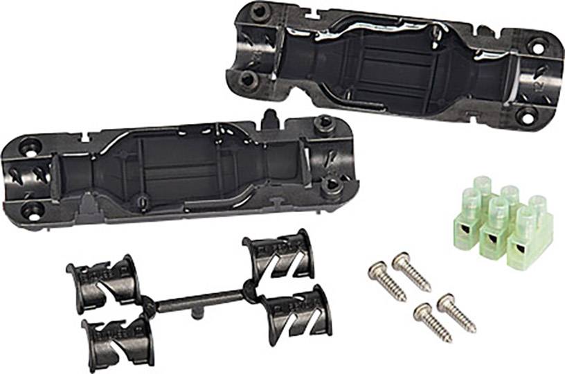 Relicon от HellermannTyton 435-01651 RELILIGHT V32.5 I2 PA66V0 BK10 Кабельная муфта Диапазон диаметров кабеля: 6,50 - 12 мм Компле