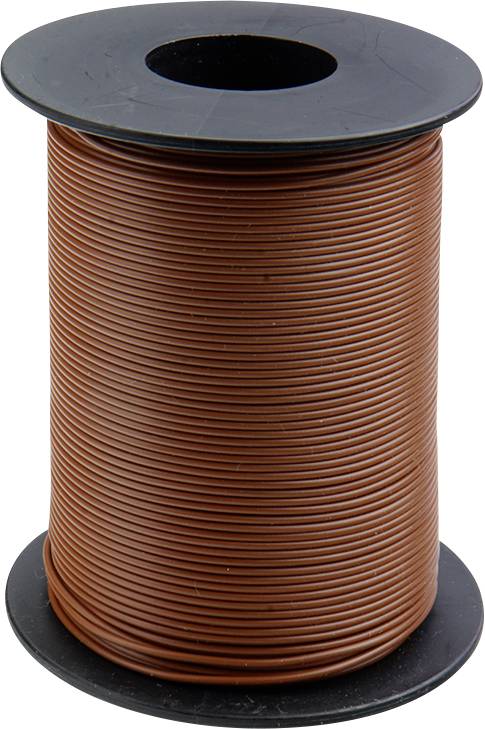 Donau Elektronik 105-8-100 З'єднувальний кабель 1 x 0,20 мм² коричневий 100 м