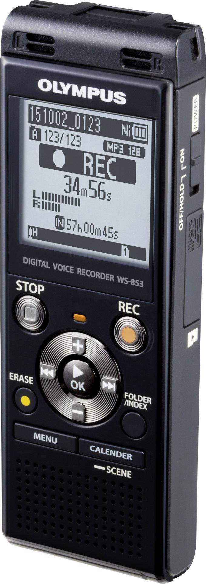 Dyktafon cyfrowy Olympus WS853 V415131BE000, 8 GB, Czas nagrywania