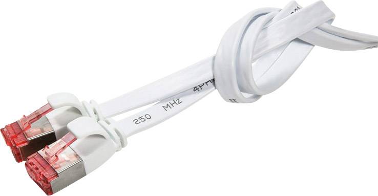 Мережевий кабель LogiLink CF2091S, 1 шт., RJ45, CAT 6, U/FTP, 10.00 м, білий