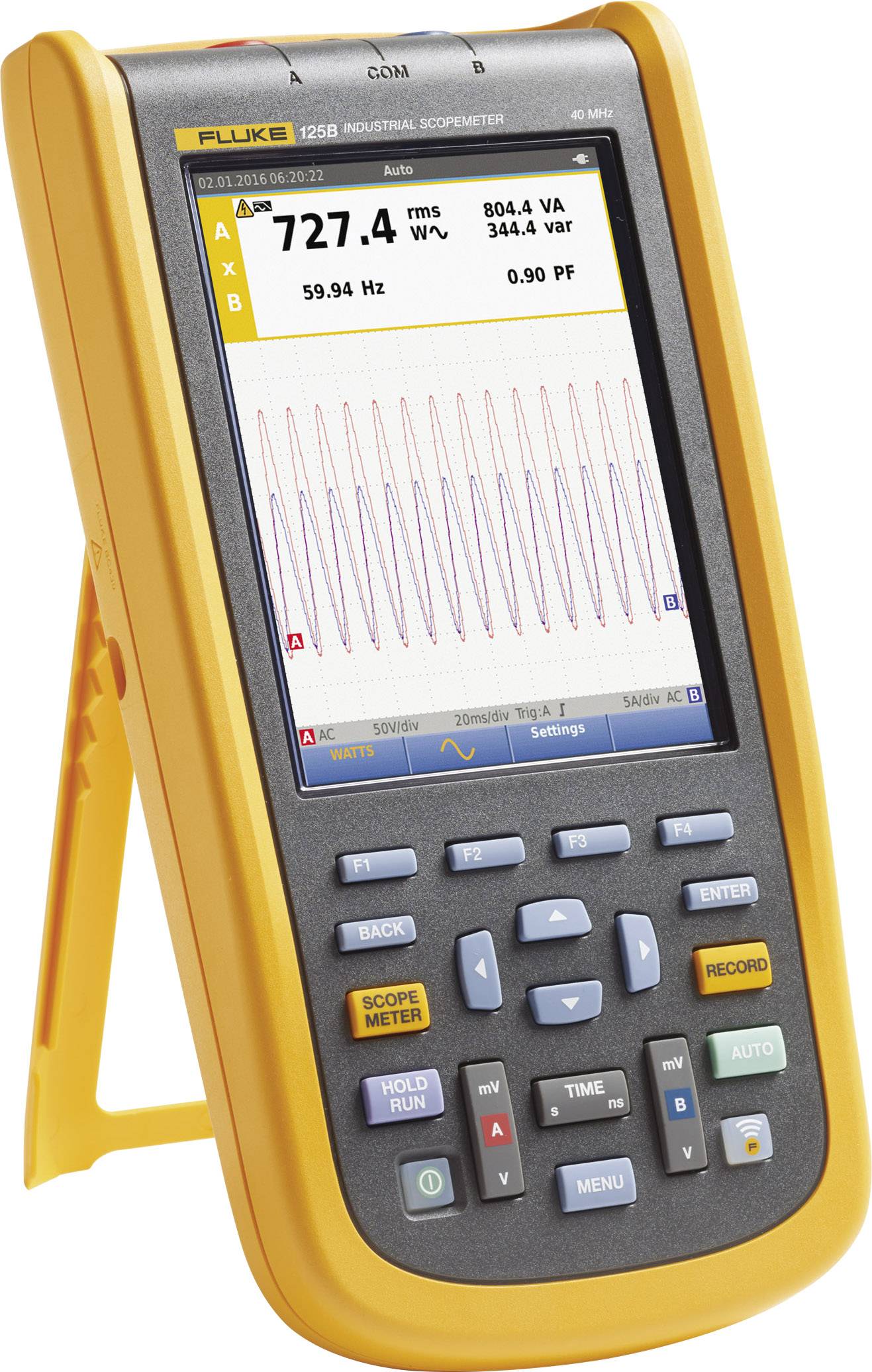 Ручний осцилограф Fluke 124B/EU 40 МГц 4 Гвиб/с