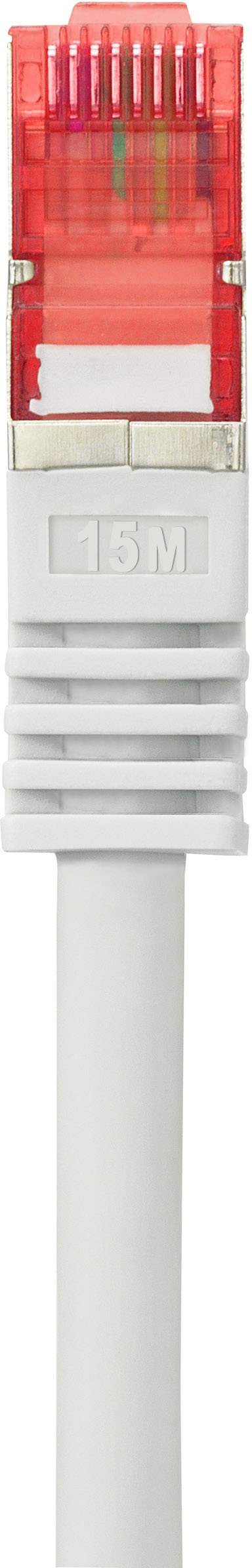 Мережевий кабель Renkforce RF-4724260, 1 шт., RJ45, CAT 6, S/FTP, 15.00 м, сірий