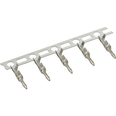 Metalowy element mocujący z pięcioma zębami, zamocowany na płaskim pręcie. Stosowany do stabilizacji lub montażu.