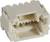 Beżowa elektroniczna wtyczka złącza z wieloma stykami metalowymi przeznaczona do podłączania w urządzeniach elektronicznych.