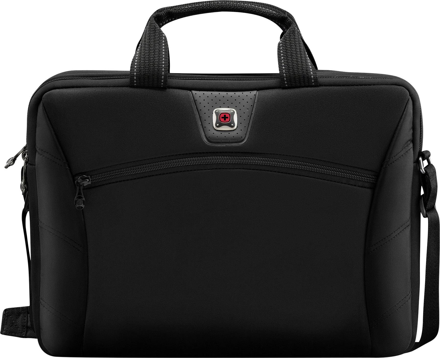 Сумка для ноутбука Wenger Sherpa Double Slimcase 600653, 40,6 см (16 дюймів), (Ш x В x Г) 6,4 x 31,8 x 43,2 см, чорна