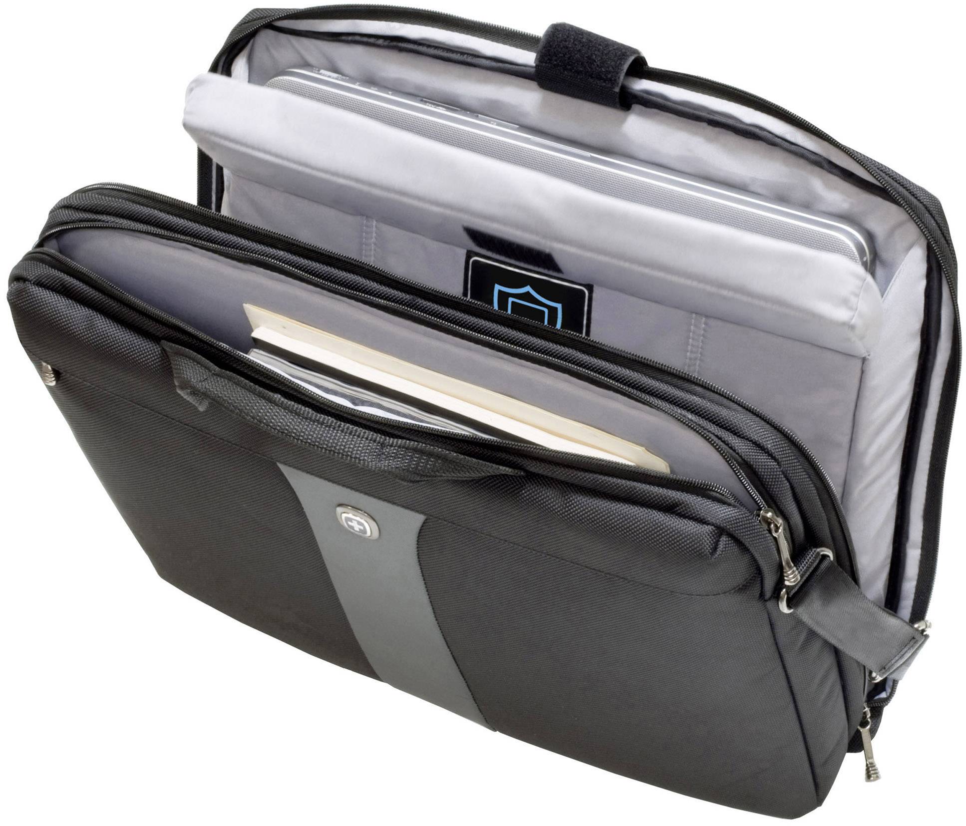Torba na laptopa Wenger Legacy Slimcase 600654, 43,2 cm (17") , (S x W x G) 15 x 32 x 47 cm, czarny, szary-1