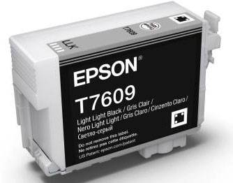 Epson wkład drukarski T7609, Jasny jasny czarny, Pojemność: 25,9 ml.