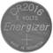 Bateria guzikowa z napisem 'CR2016 3 Volty Energizer Wyprodukowana w Indonezji'.