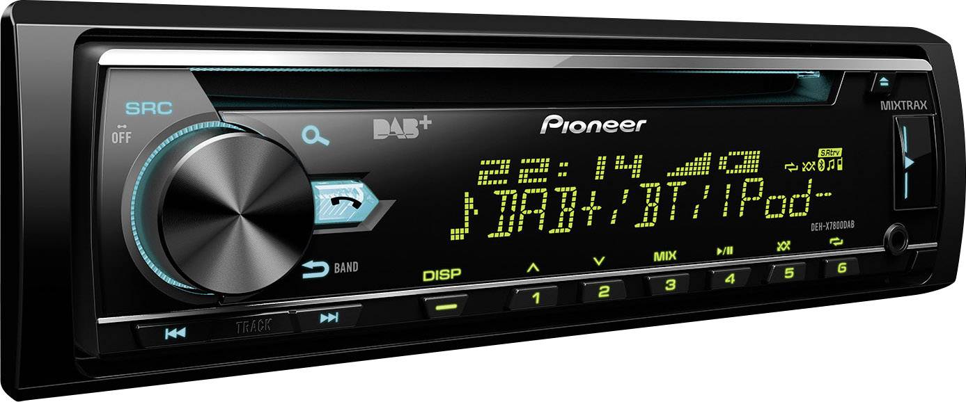 Автомагнітола Pioneer DEH-X7800DAB, 4 x 50 Вт