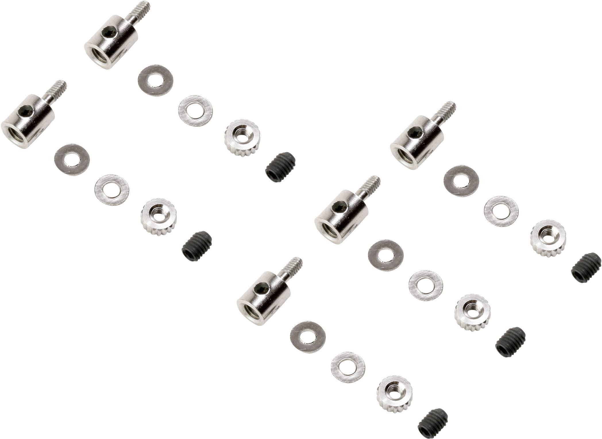 Reely Złącza do popychaczy Średnica zewnętrzna: 2.1 mm Średnica otworu: 1.8 mm 5 szt.