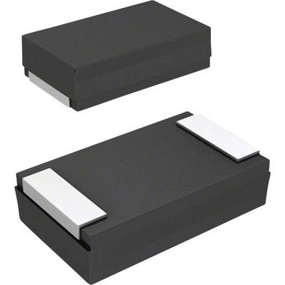 Dwa czarne, prostokątne elementy elektroniczne z białymi powierzchniami stykowymi, przedstawione w różnych rozmiarach.