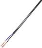 Przewód przyłączeniowy TRU COMPONENTS 93030c517, 2 x 1 mm², Platerowany miedzią aluminiowy rdzeń, 10 m, czarny