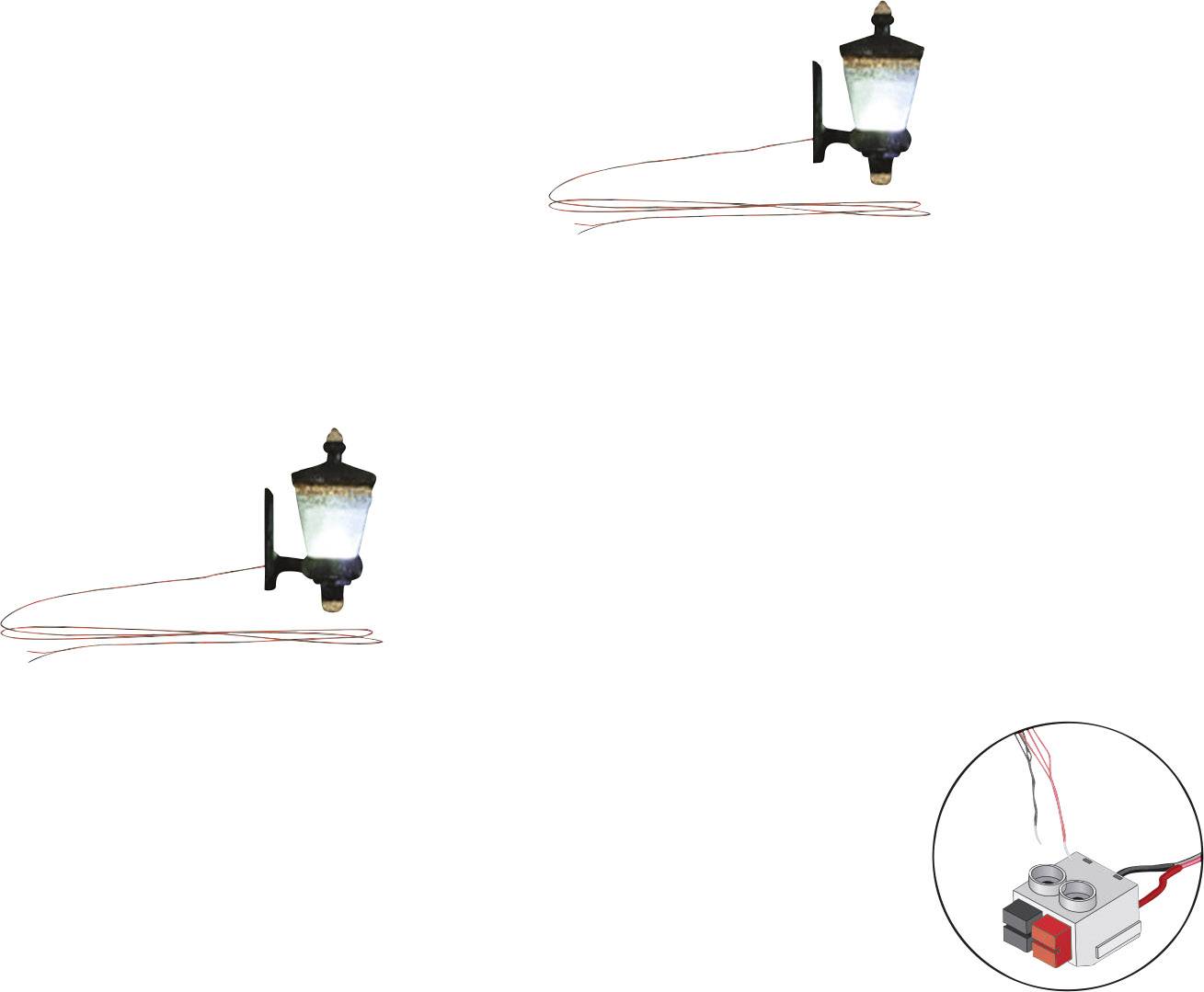 Woodland Scenics H0 Одинарний врізний світильник WJP5655 2 шт.