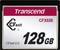 Karta pamięci CFast 2.0 firmy Transcend o pojemności 128 GB, model CFX650.