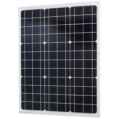 Moduł solarny z siatką ogniw monokrystalicznych przeznaczony do przekształcania światła słonecznego w energię elektryczną.