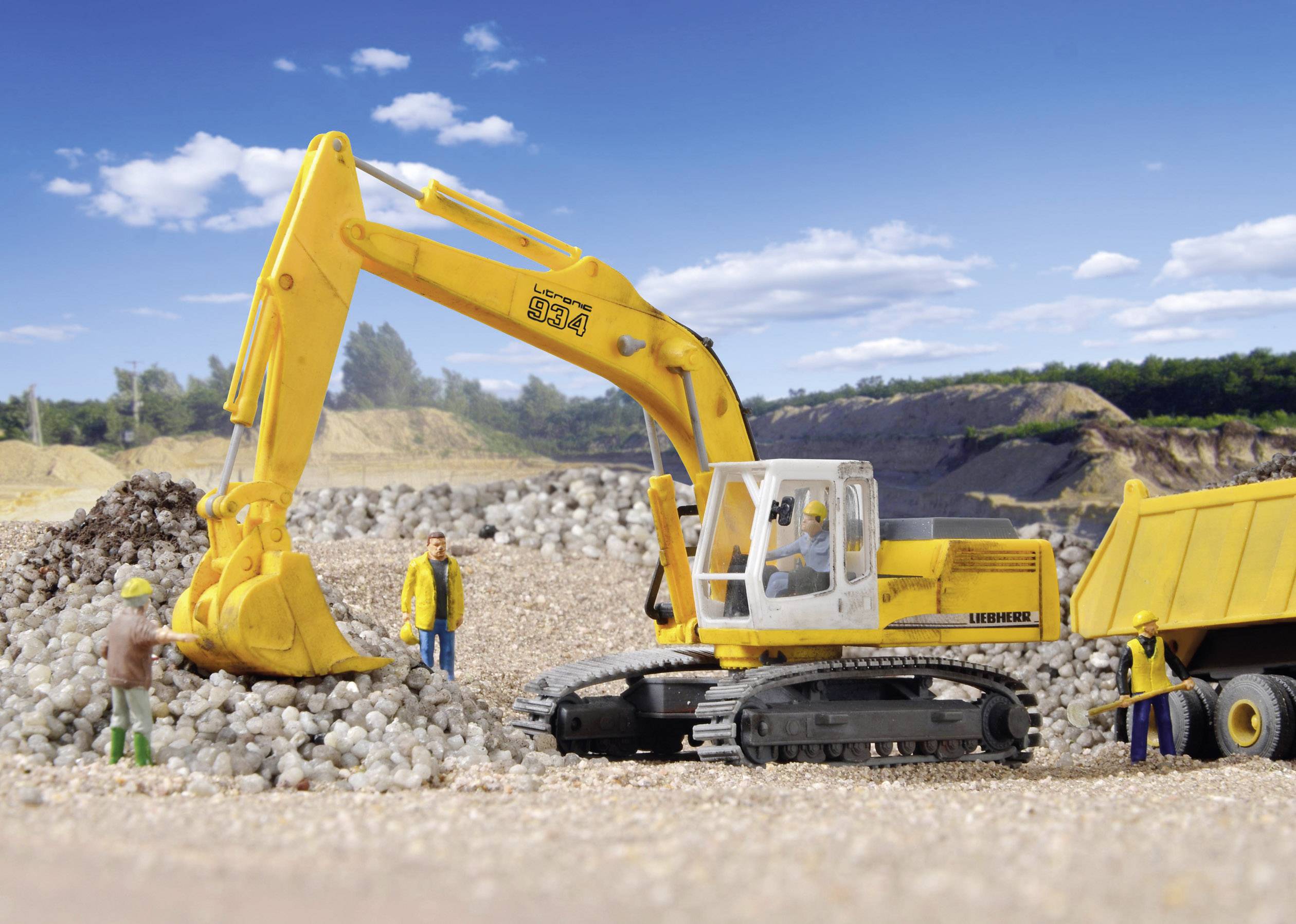 Будівельна машина Liebherr R934 Litronic, гідравлічний екскаватор Kibri 11285 H0