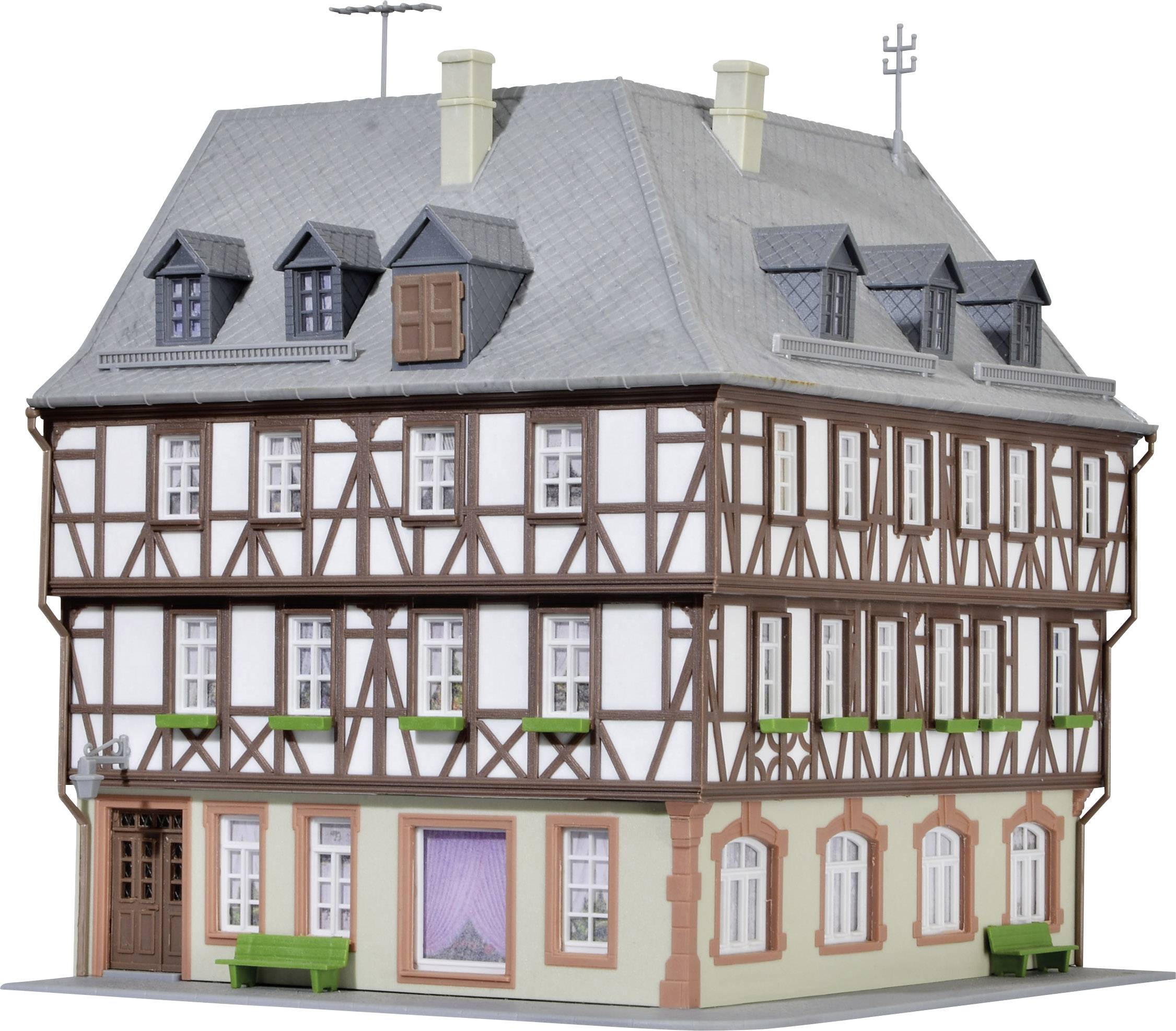 Кібрі 38904 H0 Фахверковий кутовий будинок Мільтенберг