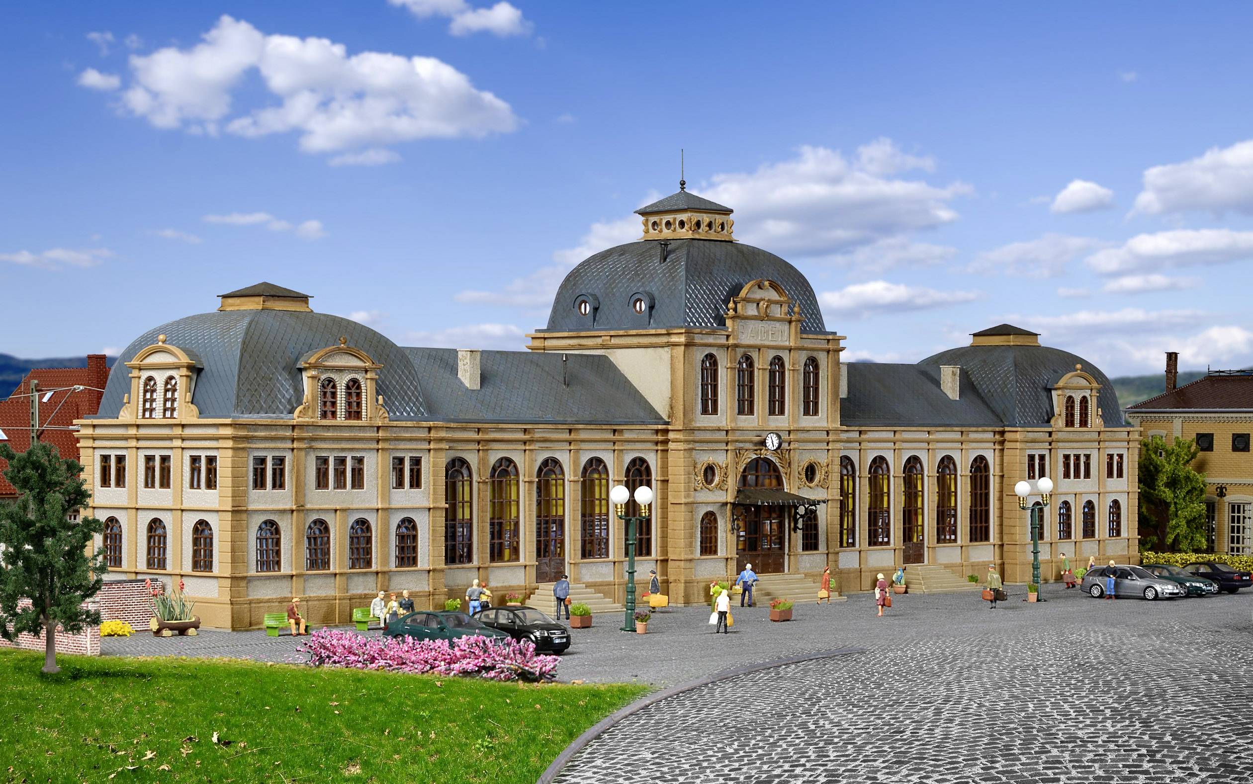 Комплект для складання Vollmer 43560 H0 залізничної станції Баден-Баден 1 шт.