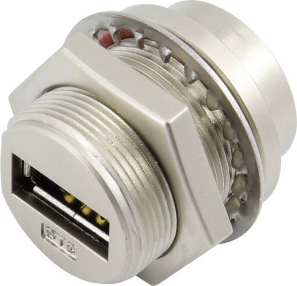 <br> TRU COMPONENTS<br> 93038c232<br> Gniazdo do zabudowy metalowe USB-A<br> złącze żeńskie do wbudowania<br> <br> <br> Zawartość: 1 szt.<br>