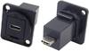 Adapter XLR gniazdo USB C na USB C Cliff CP30211X , 1 szt.