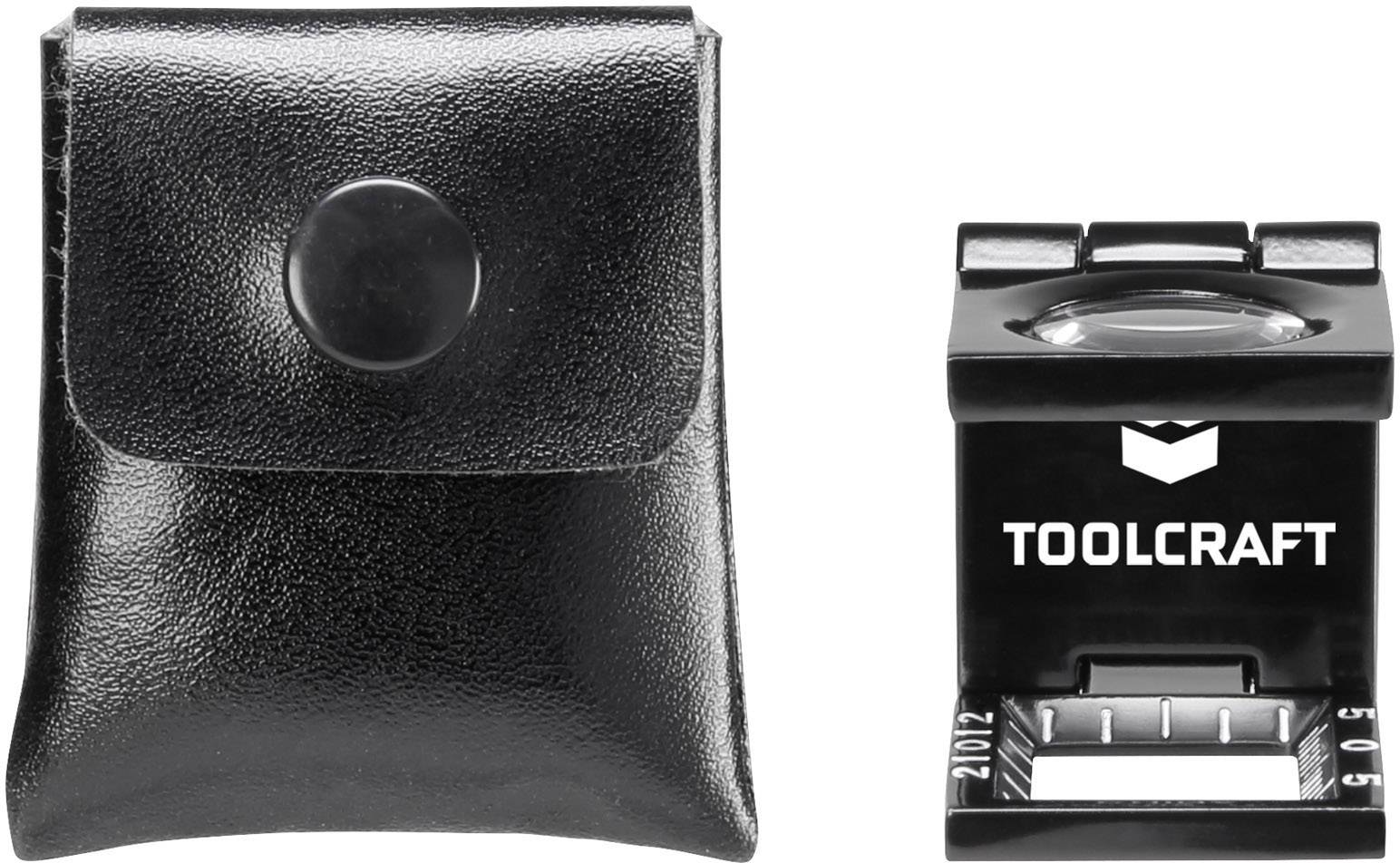 TOOLCRAFT 1505088 прецизійна лупа з різьбовою пластиною, 10-кратне збільшення