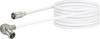 kabel anteny, Schwaiger MMC90 052 MMC90 052, [1x szybkozłączka F - 1x złącze męskie Mini-DAT], 90 dB, 9.00 m, biały