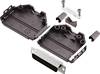 encitech 6355-0011-03 Zestaw listew męskich D-Sub DPPK25-BK-HDP44-K, rzędy: 3, styki: 44, 180 °, 1 zest.