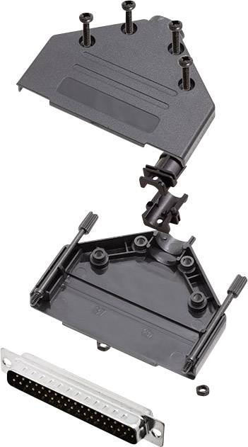 encitech DTPK-P-37-DMP-K 6355-0033-04 Набір штекерних планок D-Sub 180° Кількість контактів: 37 Паяльна чашка 1 компл.