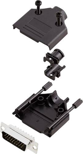 encitech DTPK-P-15-HDP26-K 6355-0053-02 Комплект роз'ємів D-Sub чоловічі 180° Кількість контактів: 26 Паяльна чашка 1 комплект