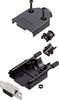 encitech 6355-0053-11 Zestaw listew żeńskich D-Sub DTPK-P-09-HDS15-K, rzędy: 3, styki: 15, 180 °, 1 zest.