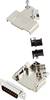 encitech 6355-0009-02 Zestaw listew męskich D-Sub D45PK-M-15-DBP-K, rzędy: 2, styki: 15, 45 °, 1 zest.
